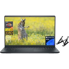 Dell 2024 Newest Inspiron 15 3535 Business Laptop, 15.6" FHD Touchscreen, AMD Ryzen 5-7530U(6 cores), 32GB RAM, 1TB SSD, Wi-Fi, USB-A&C, Bluetooth, Windows 11 Pro, with Laptop Stand