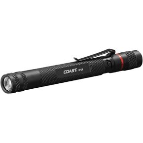 Coast HP3R 385 Lumen Rechargeable LED Penlight with Twist Focus, Red