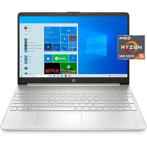 HP Personal Laptop, AMD 6-Core Ryzen 5 5500U, 15.6" FHD IPS Display, AMD Radeon Graphics, 16GB DDR4 512GB SSD, WiFi, Type-C, HDMI, 720HD Camera, Win11 Home