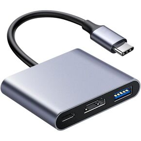 USB C to HDMI Multiport Adapter with Charging Port, HDMI to USB C Hub Adapter for Monitor to Laptop