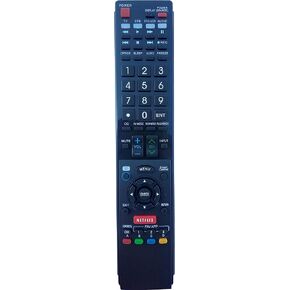 Universal Remote Compatible for Sharp LC-42LE540U LC-70LE8470U LC-70LE847U LC-70LE732U LC70LE732U LC-70LE733U AQUOS LED LCD HD TV Remote Control