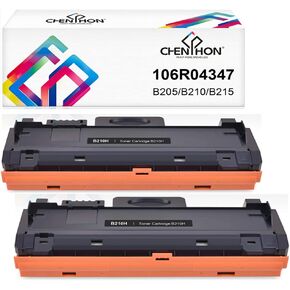 Compatible Xerox B205 B210 B215 106R04347 106R04346 Toner Cartridge Replacement for Xerox B205 B210 B215 B210DNI B205NI B215DNI Printer Toner (High Yield 3,000 Pages, Black 2-Pack)
