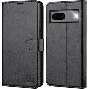 OCASE [Shockproof TPU Inner Shell for Google Pixel 7 Wallet Case PU Leather Flip Folio Case Wallet with Card Holders RFID Blocking Kickstand Google 7 Phone Cover 6.3 Inch 2022 (Blue)