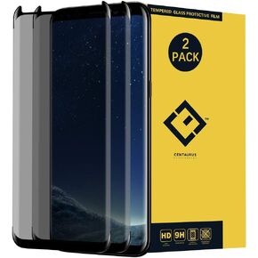 بديل CENTAURUS لهاتف Samsung Galaxy S9 Plus واقي شاشة زجاجي للخصوصية، (عبوتان) طبقة حماية من الزجاج المقوى مضادة للتجسس ومضادة للوهج Samsung Galaxy S9+ S9 Plus G965 SM-G965F