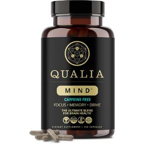 NEUROHACKER COLLECTIVE Qualia Mind Caffeine Free -The Most Advanced Nootropic | Top Brain Supplement for Memory & Concentration with 25+ Brain Boosters Ginkgo biloba, Alpha GPC, DHA & More