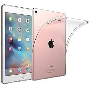 iCoverCase for iPad Pro 12.9 Case Clear, Ultra-Thin Transparent Soft TPU Back Cover Resistant Flexible Case for iPad Pro 12.9"(2015/2017) (Clear)