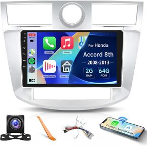 2+64G- for Chrysler Sebring 2006-2010 Car Radio with Wireless Carplay/Android Auto,Android Car Stereo 9 Inch Touch Screen GPS Navigation WiFi Bluetooth FM/RDS Mirror Link Backup Camera SWC
