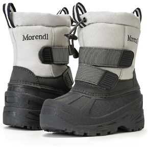 MORENDL Toddler Winter Snow Boots Waterproof Insulated Faux Fur Boys Girls Hiking Boots (Toddler/Little Kid)