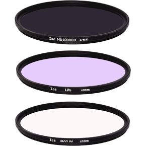 ICE Astral 3 Slim Filter Set 67mm LiPo, UV-IR Cut ND100000 16.5 Stop ND Optical Glass 67