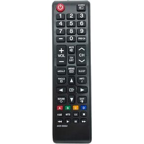 New AA59-00666A Remote Control Compatible with Samsung Plasma LED TV H32B H40B H46B PN64E533 T24E310ND LT24E310ND PN64E533D2F UN32EH4003C UN32EH4003F UN32EH4003V UN32J4000AF UN32J4000BF UN32J400DAF