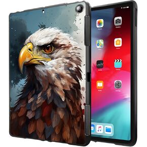 حافظة لجهاز Kindle Fire HD 10 & 10 Plus Tablet (الجيل الحادي عشر، 2021) رفيعة للغاية وخفيفة الوزن مقاومة للصدمات، غطاء خلفي واقٍ من السيليكون الأسود من مادة TPU للأطفال والنساء، Sunset Flamingo
