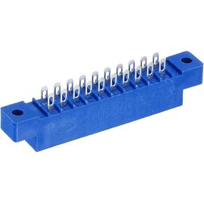 MECCANIXITY Card Edge Connector Blue Socket 36 Pin Solder Eyelet 3.96mm Pitch for Printed PCB Circuit Board, Arcade