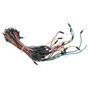 Breadboard Jumper Wires Kit 65PCS 10/15/20/25cm Long Male to Male Multicolored Arduino Wires Line Connector for Arduino Raspberry pi