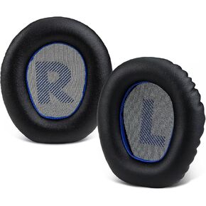 Replacement Earpads for JBL Quantum 100 (Q100), Quantum 350 (Q350) Headphones, Ear Pads Cushions with Noise Isolation Memory Foam,Soft Protein Leather(Black/Green)