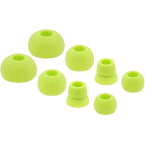 Replacement Silicone Earbuds Ear Tips Eargels Buds Set Compatible with Beats Powerbeats 3 Powerbeats 2 Wireless in-Ear Earphones (4 Pairs/Gold)
