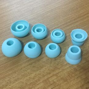Replacement Silicone Earbuds Ear Tips Eargels Buds Set Compatible with Beats Powerbeats 3 Powerbeats 2 Wireless in-Ear Earphones (4 Pairs/Gold)