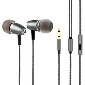 Audifonos Earbuds, Earbud Headphones with Microphone - Dynamic Clear Sound Ear Buds with Mic, Noise Isolating Earphones Compatible with Samsung Galaxy S9 S8 S7 S6 S5 Note Edge and More Cell Phones