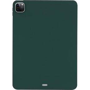 for iPad Pro 12.9 inch Tablet Case 2022/2021/2020/2018 Model (6th/5th/4th/3rd Generation), Slim Lightweight Soft TPU Back Shockproof Cover Flexible Silicone Bumper Drop Proof Shell, Black