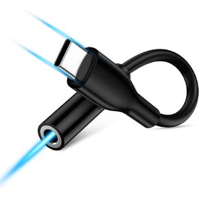 USB C to 3.5mm Audio Adapter Headphone Jack Adapter for Google Pixel 8A 8 Pro 7 6 7A 6A, Samsung Galaxy S24 Ultra S23 FE Plus S22 A15 A55 A35,iPhone 15, Type C Female Headphone Audio AUX Dongle Cable in Kuwait