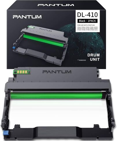 خرطوشة حبر بانتوم DL-410 وحدة الطبل تعمل M7102، M7202، M6802، P3012، P3302، M6702 M7302 سلسلة طابعة ليزر أحادية اللون، تنتج ما يصل إلى 12000 صفحة in Kuwait