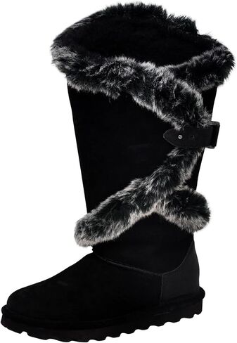 BEARPAW Women's Sheilah Tall Multiple Colors | Women's Boot Classic Suede | Women's Slip On Boot | Comfortable Winter Boot in Saudi Arabia