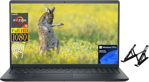 Dell 2024 أحدث كمبيوتر محمول Inspiron 15 3535 للأعمال، شاشة لمس FHD مقاس 15.6 بوصة، AMD Ryzen 5-7530U (6 مراكز)، ذاكرة الوصول العشوائي 32 جيجابايت، 1 تيرابايت SSD، Wi-Fi، USB-A&C، بلوتوث، Windows 11 Pro، مع حامل كمبيوتر محمول in Saudi Arabia