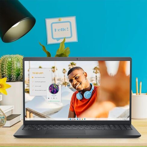 Dell 2024 أحدث كمبيوتر محمول Inspiron 15 3535 للأعمال، شاشة لمس FHD مقاس 15.6 بوصة، AMD Ryzen 5-7530U (6 مراكز)، ذاكرة الوصول العشوائي 32 جيجابايت، 1 تيرابايت SSD، Wi-Fi، USB-A&C، بلوتوث، Windows 11 Pro، مع حامل كمبيوتر محمول in Saudi Arabia