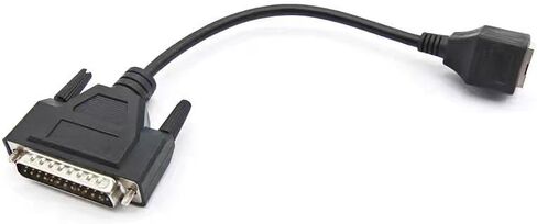 RJ45 to DB25 Female Network Cable, 0.2M Cable DB25 Male to RJ45 Female Connection Cable Adapter Extension for Debugging Cable, Network Switch, Industrial Control Cable (RJ45 to DB25 Female) in Saudi Arabia