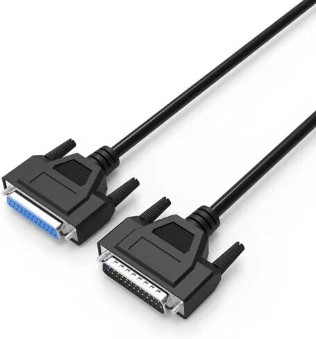 RJ45 to DB25 Female Network Cable, 0.2M Cable DB25 Male to RJ45 Female Connection Cable Adapter Extension for Debugging Cable, Network Switch, Industrial Control Cable (RJ45 to DB25 Female) in Saudi Arabia