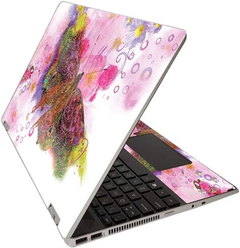 MightySkins غلاف لامع لجهاز HP Pavilion x360 15 "(2020) - فراشة الهبي | لمسة نهائية لامعة واقية ومتينة شديدة اللمعان | سهلة التطبيق والإزالة وتغيير الأنماط | صنع في الولايات المتحدة الأمريكية in Saudi Arabia