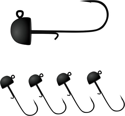 USA BASS Tackle Mushroom Cloud Tungsten Ned Rig Jig Head Shroom Jig Heads for Finesse Fishing, Weedless Jig Head for Bass Fishing with Soft Plastic Lures in Kuwait