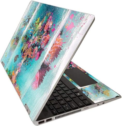 MightySkins غلاف لامع لجهاز HP Pavilion x360 15 "(2020) - فراشة الهبي | لمسة نهائية لامعة واقية ومتينة شديدة اللمعان | سهلة التطبيق والإزالة وتغيير الأنماط | صنع في الولايات المتحدة الأمريكية in Saudi Arabia