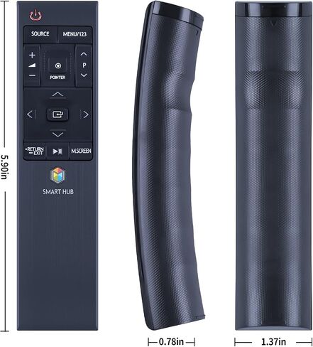 جهاز التحكم عن بعد الصوتي البديل BN59-01220D مناسب لتلفزيون Samsung HUB الذكي YY-605 دبليو، UA55JU7000W in Saudi Arabia
