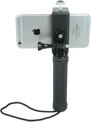 Livestream Gear® - PHABLET Chest Mount & Gooseneck Setup for Streaming, Zoom Calls, or Video, to Fit Large Sized Devices up to 104 mm Wide. Compatible with GoPro Cameras and iPhones. in Saudi Arabia