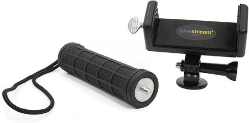 Livestream Gear® - PHABLET Chest Mount & Gooseneck Setup for Streaming, Zoom Calls, or Video, to Fit Large Sized Devices up to 104 mm Wide. Compatible with GoPro Cameras and iPhones. in Saudi Arabia
