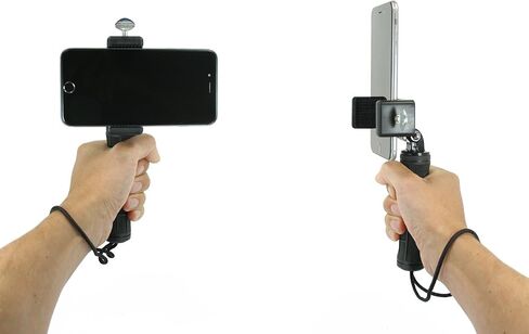 Livestream Gear® - PHABLET Chest Mount & Gooseneck Setup for Streaming, Zoom Calls, or Video, to Fit Large Sized Devices up to 104 mm Wide. Compatible with GoPro Cameras and iPhones. in Saudi Arabia
