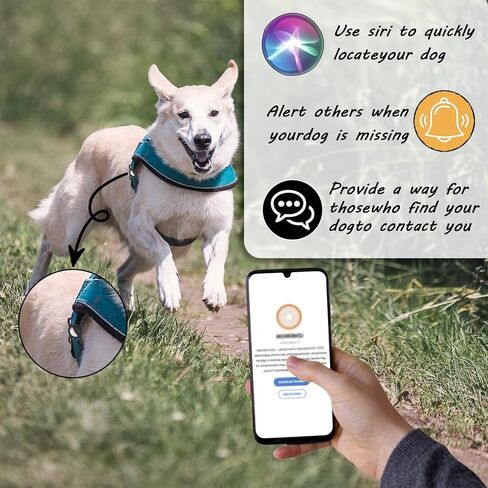 2 Pack Airtag Dog Collar Holders, Pet Cat Silicone Air Tag Case, Anti-Lost GPS Tracking Accessories in Saudi Arabia