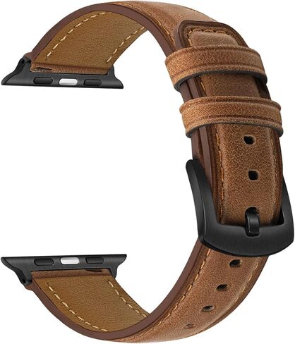 حزام TRUMiRR لساعة Apple Series 10 مقاس 46 مم، حزام ساعة جلد عريض من الفولاذ المقاوم للصدأ بحزام مشبك لـ Ultra 2 / Ultra/SE/Series 9 8 7 6 5 4 49 مم 45 مم 44 مم in Kuwait