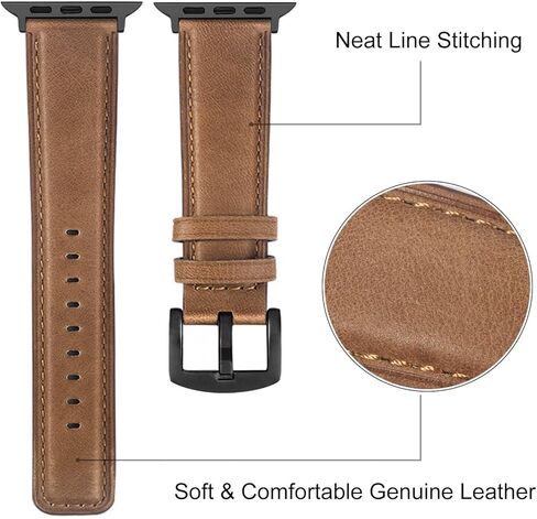 حزام TRUMiRR لساعة Apple Series 10 مقاس 46 مم، حزام ساعة جلد عريض من الفولاذ المقاوم للصدأ بحزام مشبك لـ Ultra 2 / Ultra/SE/Series 9 8 7 6 5 4 49 مم 45 مم 44 مم in Kuwait