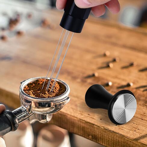 Espresso Tamper 51mm, Stainless Steel Tamper, Constant Pressure Espresso Tamper, Tamper for Espresso Machine, Loaded Gifts for Barista Coffee Lovers (51mm) in Saudi Arabia
