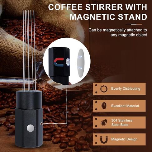 Espresso Tamper 51mm, Stainless Steel Tamper, Constant Pressure Espresso Tamper, Tamper for Espresso Machine, Loaded Gifts for Barista Coffee Lovers (51mm) in Saudi Arabia
