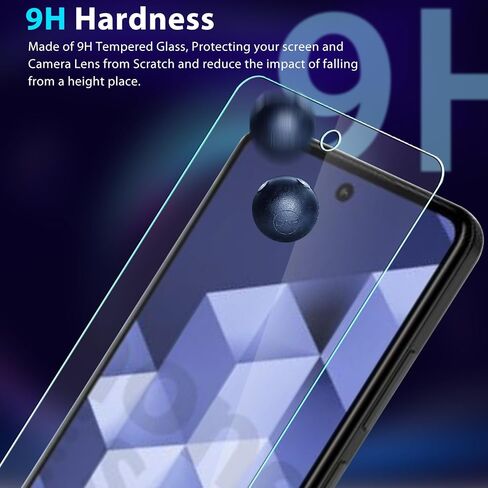 [2 Pack for HMD Vibe N159V Tempered Glass Screen Protector, 9H Hardness [HD Clarity] Case Friendly Anti-scratch, Bubble Free Film for HMD Vibe N159V in Saudi Arabia