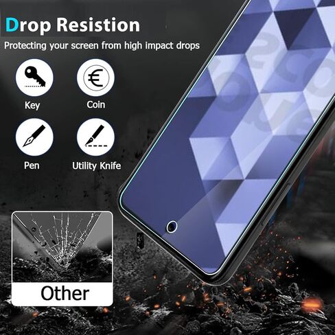 [2 Pack for HMD Vibe N159V Tempered Glass Screen Protector, 9H Hardness [HD Clarity] Case Friendly Anti-scratch, Bubble Free Film for HMD Vibe N159V in Saudi Arabia