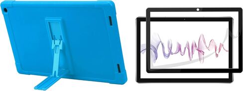 جراب Onn Tablet Pro مقاس 11 بوصة / 11 بوصة وواقي شاشة، زجاج مقسى [حساس للمس] غطاء وواقي شاشة لجهاز Onn Tablet Pro 11 بوصة / 11 بوصة (موديل 2023) (أسود + زجاج) in Saudi Arabia