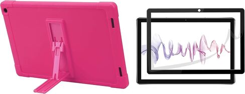 جراب Onn Tablet Pro مقاس 11 بوصة / 11 بوصة وواقي شاشة، زجاج مقسى [حساس للمس] غطاء وواقي شاشة لجهاز Onn Tablet Pro 11 بوصة / 11 بوصة (موديل 2023) (أسود + زجاج) in Saudi Arabia