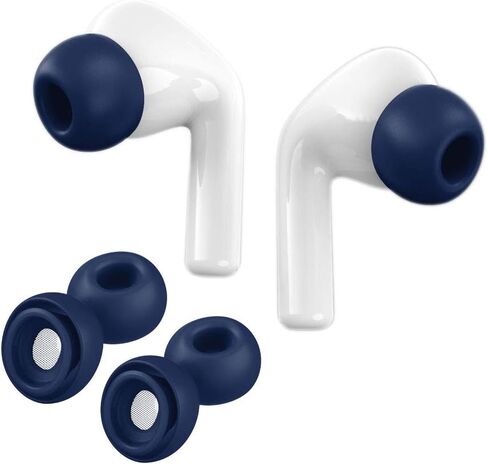 حافظة غطاء سيليكون مضادة للانزلاق لسماعات الأذن متوافقة مع AirPods Pro 2019 سدادات الأذن 2 زوج (أرجواني/S) in Saudi Arabia