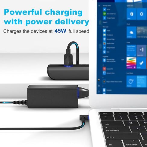 45W 19V 2.37A AC Adapter Laptop Charger Compatible with ASUS Vivobook E410KA E210MA L210MA L210M L210 L510MA L510M L510 L410MA L410M L410 ZenBook 14 Q407I Notebook Power Supply Cord in Saudi Arabia