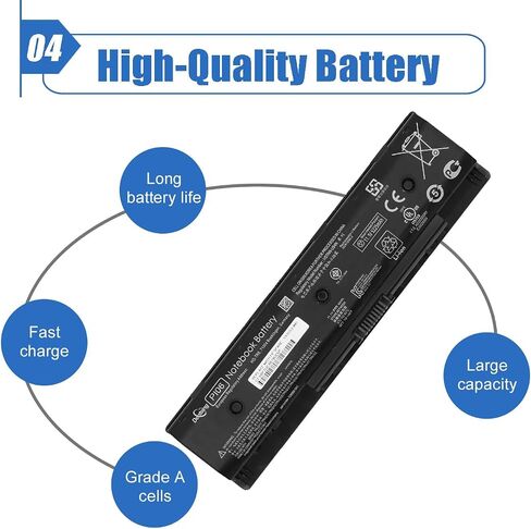 Dentsing PI06 Compatible Laptop Battery with HP Envy 14 15 17 Pavilion 14 15 17 17T Series P106 PI06XL PI09 709988-421 709988-541 709988-851 709989-421 710416-001 710417-001 HSTNN-LB4N M7-J020DX in Saudi Arabia
