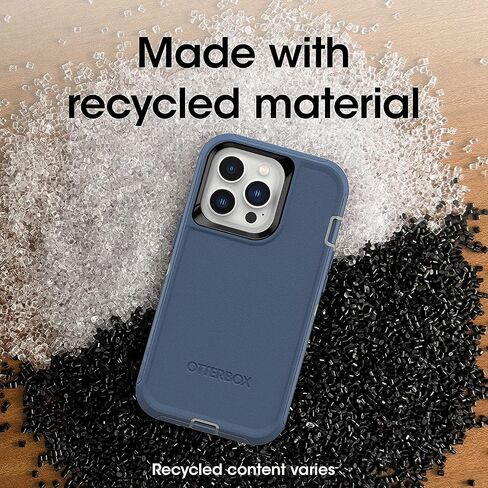 OtterBox Defender Series Screenless Edition Case for iPhone 13 Pro (Only) - Case Only - Non-Retail Packaging - Fort Blue in Saudi Arabia