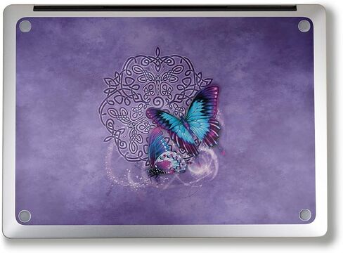 Glossy Glitter Laptop Skin Compatible with Alienware M18 R2 (2024) - Aurora Borealis - Premium 3M Vinyl Protective Wrap Decal Cover - Easy to Apply | Crafted in The USA by MightySkins in Kuwait